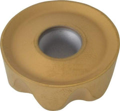 Kennametal - RCGT86 Grade KC725M Carbide Milling Insert - TiN/TiCN/TiN Finish, 0.3748" Thick, 1" Inscribed Circle - Industrial Tool & Supply