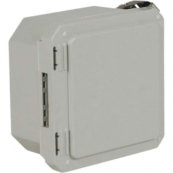 Wiegmann - NEMA 4X Fiberglass Standard Enclosure with Continuous Hinge Cover - Industrial Tool & Supply