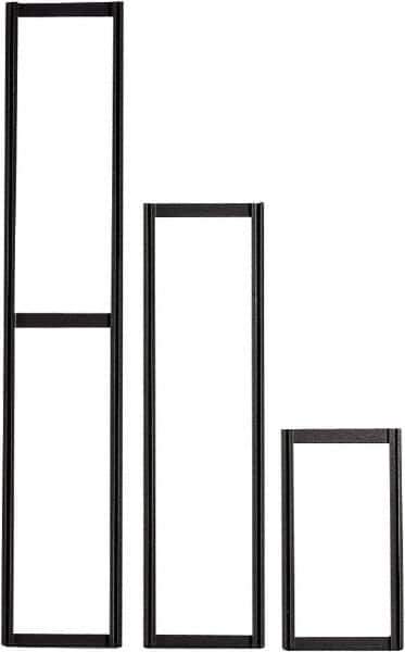 Quantum Storage - 24" Wide x 48" High, Small Parts Tip Out Stacking Bin Organizer - Polystyrene Frame - Industrial Tool & Supply