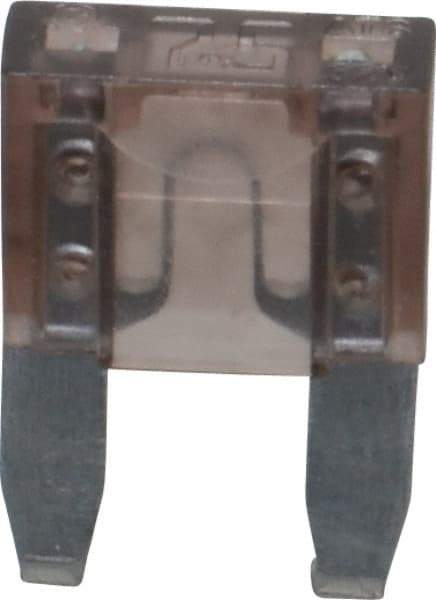 Ferraz Shawmut - 7.5 Amp, 32 VDC, Bussmann ATM-7-1/2, Fast Acting Automotive Fuse - 0.43" Long, Brown, Littlefuse 29707.5, Ferraz Shawmut AF2-7-1/2 PK5 - Industrial Tool & Supply