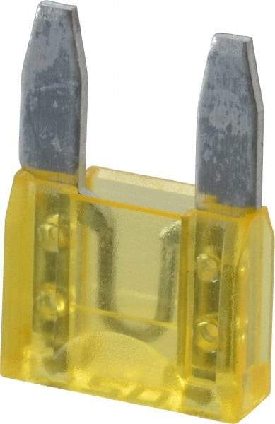 Ferraz Shawmut - 20 Amp, 32 VDC, Bussmann ATM-20, Fast Acting Automotive Fuse - 0.43" Long, Yellow, Littlefuse 297020 - Industrial Tool & Supply