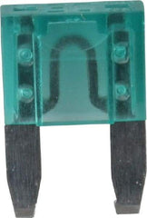 Ferraz Shawmut - 30 Amp, 32 VDC, Bussmann ATM-30, Fast Acting Automotive Fuse - 0.43" Long, Green, Littlefuse 297030 - Industrial Tool & Supply