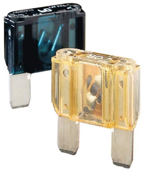 Ferraz Shawmut - 40 Amp, 32 VDC, Bussmann MAX-40, Time Delay Automotive Fuse - 1.15" Long, Amber, Littlefuse 299040 - Industrial Tool & Supply