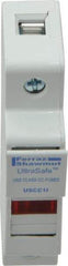 Ferraz Shawmut - 1 Pole, 600 VAC/VDC, 30 Amp, DIN Rail Mount Fuse Holder - Compatible with CC Class, 0.69 Inch Wide Fuse - Industrial Tool & Supply