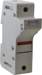 Ferraz Shawmut - 1 Pole, 600 VAC/VDC, 30 Amp, DIN Rail Mount Fuse Holder - Compatible with J Class, 58mm Long x 1.28 Inch Wide and 22mm Diameter Fuse - Industrial Tool & Supply