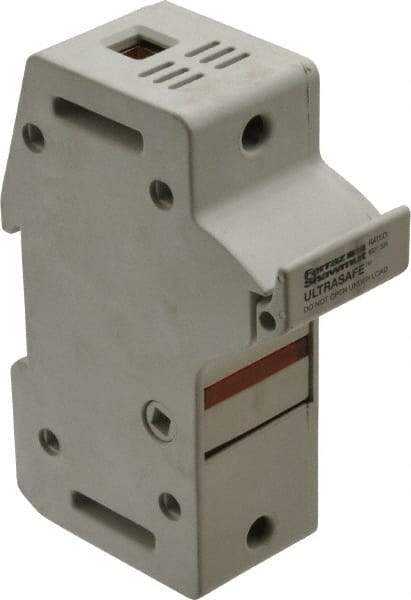 Ferraz Shawmut - 1 Pole, 600 VAC/VDC, 60 Amp, DIN Rail Mount Fuse Holder - Compatible with J Class, 58mm Long x 1.28 Inch Wide and 22mm Diameter Fuse - Industrial Tool & Supply
