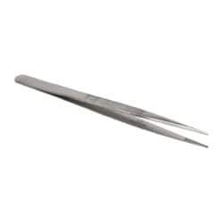 Value Collection - 5-11/16" OAL Diamond Tweezers - Medium Point - Industrial Tool & Supply