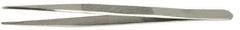 Value Collection - 6-5/16" OAL Diamond Tweezers - Broad Point - Industrial Tool & Supply