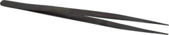 Value Collection - 6-13/32" OAL Diamond Tweezers - Medium Point - Industrial Tool & Supply