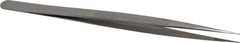 Value Collection - 6-5/16" OAL Diamond Tweezers - Fine Point - Industrial Tool & Supply