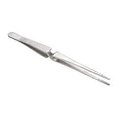 Value Collection - 6-1/2" OAL Stainless Steel Assembly Tweezers - Cross Locking, Fine Point - Industrial Tool & Supply