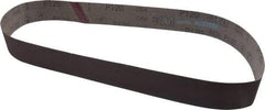 3M - 2" Wide x 48" OAL, 120 Grit, Aluminum Oxide Abrasive Belt - Aluminum Oxide, Fine, Coated, X Weighted Cloth Backing, Series 241D - Industrial Tool & Supply