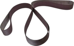 3M - 2" Wide x 132" OAL, 80 Grit, Aluminum Oxide Abrasive Belt - Aluminum Oxide, Medium, Coated, X Weighted Cloth Backing, Series 341D - Industrial Tool & Supply
