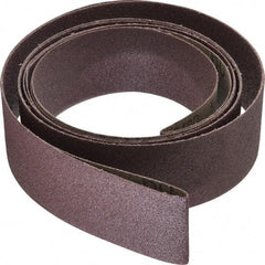 3M - 2" Wide x 132" OAL, 60 Grit, Aluminum Oxide Abrasive Belt - Aluminum Oxide, Medium, Coated, X Weighted Cloth Backing, Series 341D - Industrial Tool & Supply