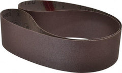 3M - 2-1/2" Wide x 48" OAL, 120 Grit, Aluminum Oxide Abrasive Belt - Aluminum Oxide, Fine, Coated, X Weighted Cloth Backing, Series 341D - Industrial Tool & Supply