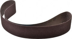 3M - 2-1/2" Wide x 48" OAL, 40 Grit, Aluminum Oxide Abrasive Belt - Aluminum Oxide, Coarse, Coated, X Weighted Cloth Backing, Series 341D - Industrial Tool & Supply