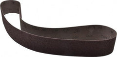 3M - 2-1/2" Wide x 48" OAL, 36 Grit, Aluminum Oxide Abrasive Belt - Aluminum Oxide, Very Coarse, Coated, X Weighted Cloth Backing, Series 341D - Industrial Tool & Supply
