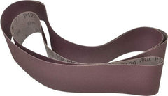 3M - 3" Wide x 132" OAL, 120 Grit, Aluminum Oxide Abrasive Belt - Aluminum Oxide, Fine, Coated, X Weighted Cloth Backing, Series 341D - Industrial Tool & Supply