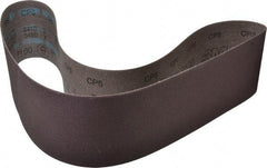 3M - 4" Wide x 48" OAL, 100 Grit, Aluminum Oxide Abrasive Belt - Aluminum Oxide, Fine, Coated, X Weighted Cloth Backing, Series 341D - Industrial Tool & Supply