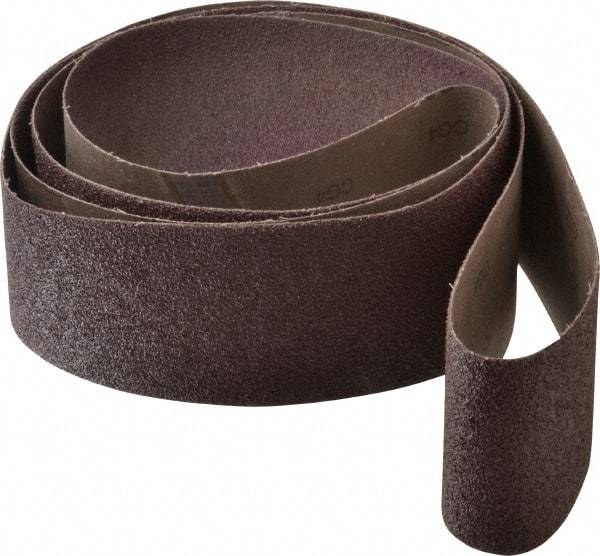 3M - 4" Wide x 132" OAL, 36 Grit, Aluminum Oxide Abrasive Belt - Aluminum Oxide, Very Coarse, Coated, X Weighted Cloth Backing, Series 341D - Industrial Tool & Supply