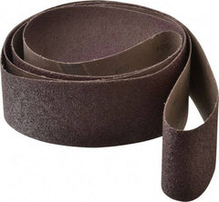 3M - 4" Wide x 132" OAL, 36 Grit, Aluminum Oxide Abrasive Belt - Aluminum Oxide, Very Coarse, Coated, X Weighted Cloth Backing, Series 341D - Industrial Tool & Supply