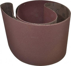 3M - 8" Wide x 107" OAL, 80 Grit, Aluminum Oxide Abrasive Belt - Aluminum Oxide, Medium, Coated, X Weighted Cloth Backing, Series 341D - Industrial Tool & Supply