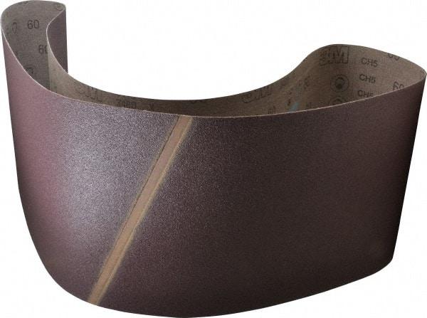 3M - 10" Wide x 70-1/2" OAL, 60 Grit, Aluminum Oxide Abrasive Belt - Aluminum Oxide, Medium, Coated, X Weighted Cloth Backing, Series 341D - Industrial Tool & Supply