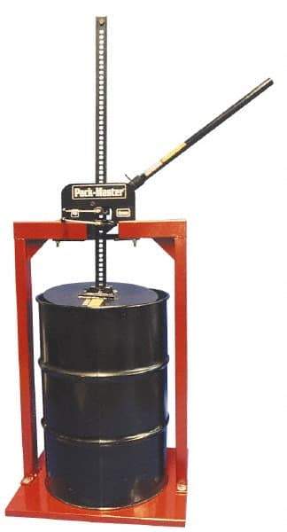 Made in USA - Manual Compactor - 4,000 Lb, 90" High x 29" Wide x 27" Deep - Industrial Tool & Supply