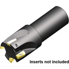 Kennametal - 20mm Cut Diam, 20mm Shank Diam, 90mm OAL, Indexable Square Shoulder End Mill - Cylindrical Shank, 0° Lead Angle - Industrial Tool & Supply