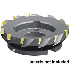 Kennametal - 125mm Cut Diam, 40mm Arbor Hole Diam, Indexable Square-Shoulder Face Mill - Industrial Tool & Supply