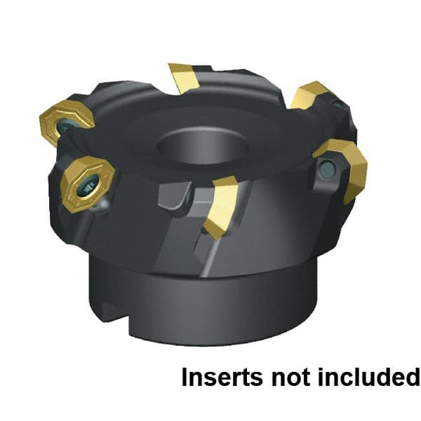 Kennametal - 63mm Cut Diam, 22mm Arbor Hole Diam, Indexable Square-Shoulder Face Mill - Industrial Tool & Supply