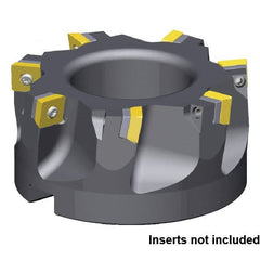 Kennametal - 200mm Cut Diam, 60mm Arbor Hole Diam, Indexable Square-Shoulder Face Mill - Industrial Tool & Supply
