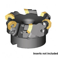 Kennametal - 80mm Cut Diam, 27mm Arbor Hole Diam, Indexable Square-Shoulder Face Mill - Industrial Tool & Supply