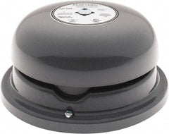 Edwards Signaling - 6" Diam, 120 VAC Bell - 0.07 Amps, 92 Decibles at 10', Vibrating, Waterproof - Industrial Tool & Supply