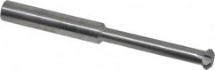 Accupro - 1/4" Cutter Head Diam, 1/32" Flat Width, 2-1/2" OAL, Solid Carbide, Single Right Hand Back Chamfer - Industrial Tool & Supply