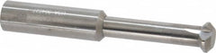 Accupro - 0.36" Cutter Head Diam, 1/32" Flat Width, 2-1/2" OAL, Solid Carbide, Single Right Hand Back Chamfer - Industrial Tool & Supply