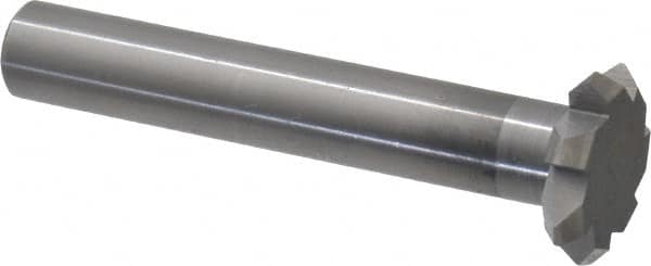 Accupro - 1" Cutter Head Diam, 1/32" Flat Width, 3" OAL, Solid Carbide, Single Right Hand Back Chamfer - Industrial Tool & Supply