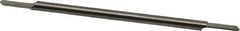Accupro - 1/8 Inch Diameter, 3 Inch Overall Length, 3/8 Inch Split Length, Solid Carbide, Full Radius Split End Carbide Blank - Double End - Industrial Tool & Supply