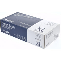 Disposable Gloves: Size X-Large, 4 mil, Nitrile Blue, 9″ Length