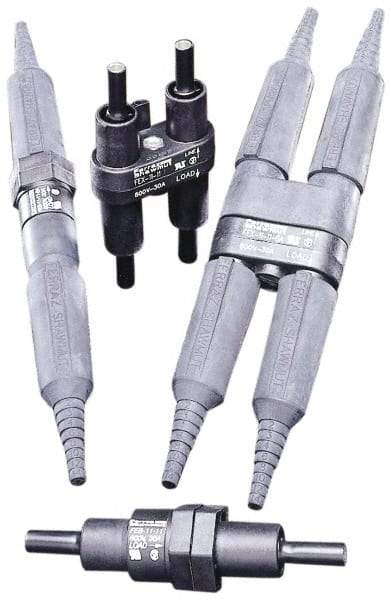 Ferraz Shawmut - 1 Pole, 600 VAC/VDC, 30 Amp, Inline Fuse Holder - Compatible with CC Class, 1-1/2 Inch Long x 1 Inch Wide and 13/32 Inch Diameter Fuse - Industrial Tool & Supply