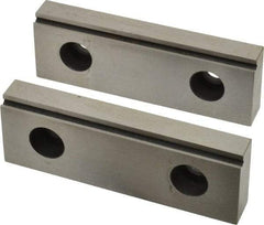 Value Collection - 4" Wide x 1.378" High x 15mm Thick, Step Vise Jaw - Steel, Fixed Jaw - Industrial Tool & Supply