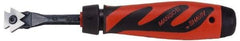Shaviv - 4 Piece, Carbide Blade, Hand Deburring Tool Set - D Blade Holder, For Flat Surface - Industrial Tool & Supply