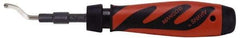 Shaviv - 12 Piece, Cobalt Blade, Hand Deburring Tool Set - E Blade Holder, For Hole Edge, Straight Edge - Industrial Tool & Supply