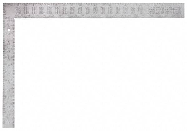 Empire Level - 24" Blade Length x 2" Blade Width, 16" Base Length x 1-1/2" Base Width Aluminum Square - 1/8" Thick - Industrial Tool & Supply
