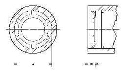 Thomson Industries - 16mm Internal Retaining Ring - For Use with Linear Bearing SSE M16, MA M16 - Industrial Tool & Supply