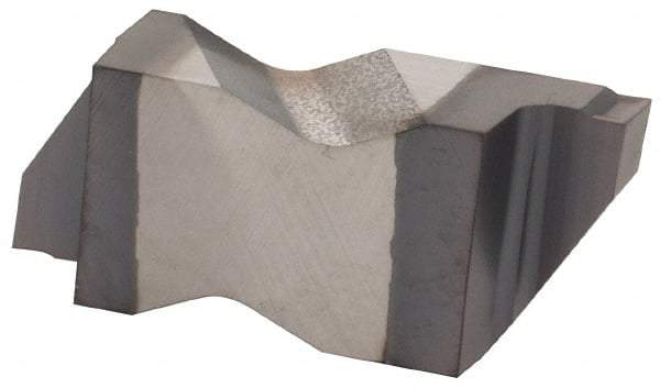 Kennametal - 3M225NG K Grade KC5025, 2.25mm Cutting Width Carbide Grooving Insert - 2.39mm Max Depth of Cut, Right Hand, 0.19mm Corner Radius, TiAlN Finish - Industrial Tool & Supply