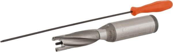 Kennametal - 14.68 to 15.18mm Diam, 3xD, 44.05mm Max Depth, 3/4" Shank Diam, 2.34" Flute, 4-1/2" OAL, Replaceable Tip Drill - KSEM0578 Insert, A Seat Size, Series KSEM - Industrial Tool & Supply