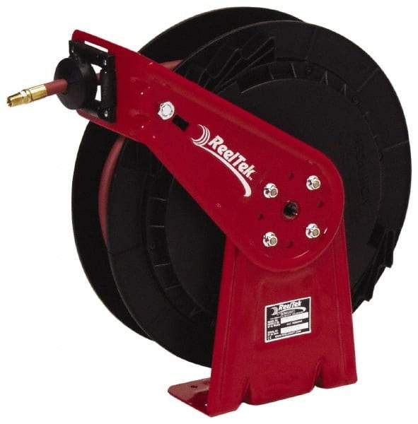 Reelcraft - 50' Spring Retractable Hose Reel - 300 psi, Hose Included - Industrial Tool & Supply