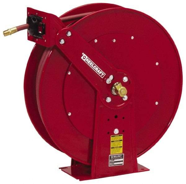 Reelcraft - 100' Spring Retractable Hose Reel - 4,800 psi, Hose Included - Industrial Tool & Supply