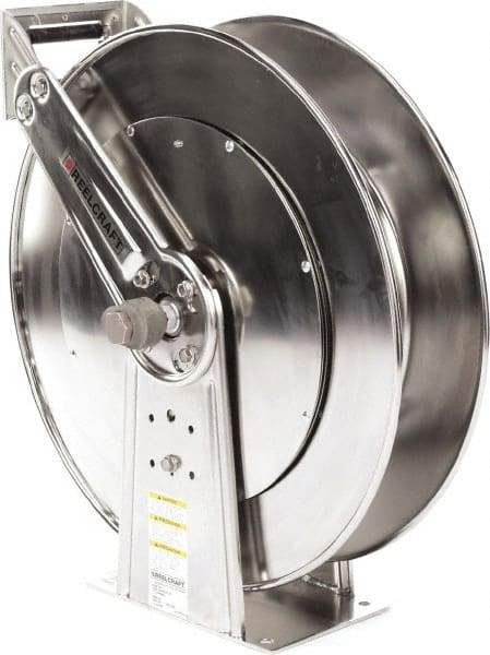 Reelcraft - 50' Spring Retractable Hose Reel - 500 psi, Hose Not Included - Industrial Tool & Supply